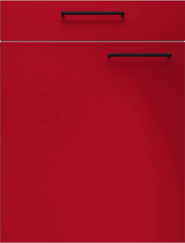 artego Küchen · Front Turin · 14017 Rouge Signal