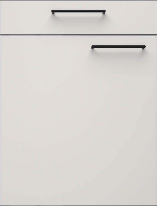artego Küchen · Front Pure Glas · 48115 Satin Grey
