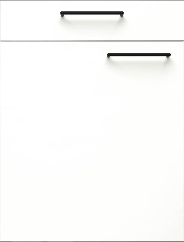 artego Küchen · Front Pure Glas · 48123 Blanc Alpin