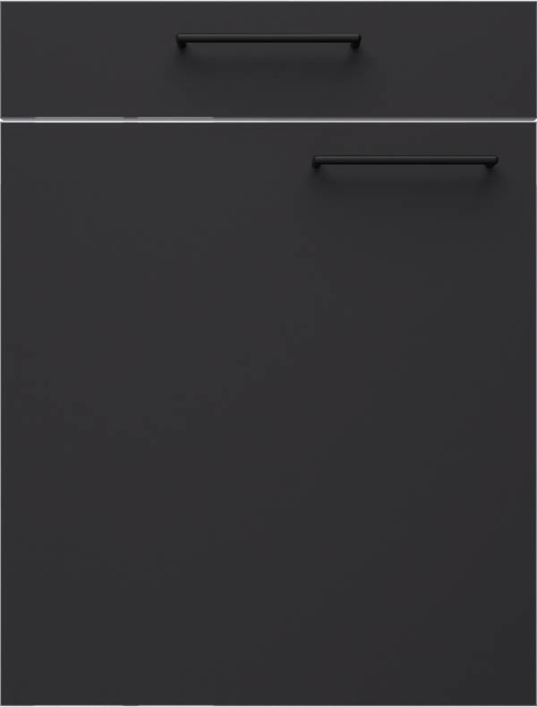artego Küchen · Front Pure Glas· 48129 Noir